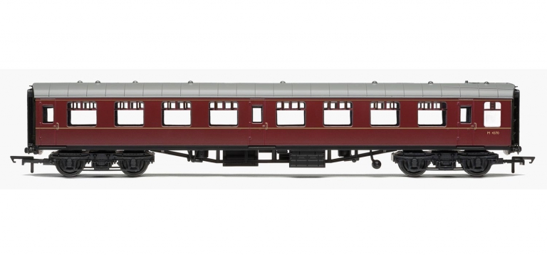 Hornby RailRoad BR Mk1 Second Open Coach - BR Maroon Railroad