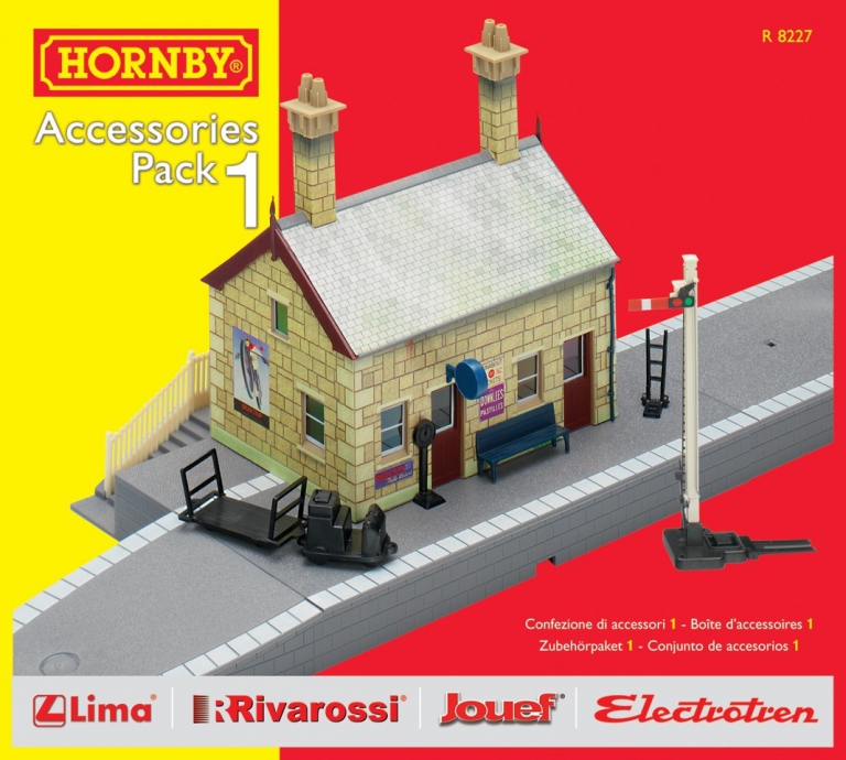 Hornby TrackMat Accessories Pack 1 Buildings