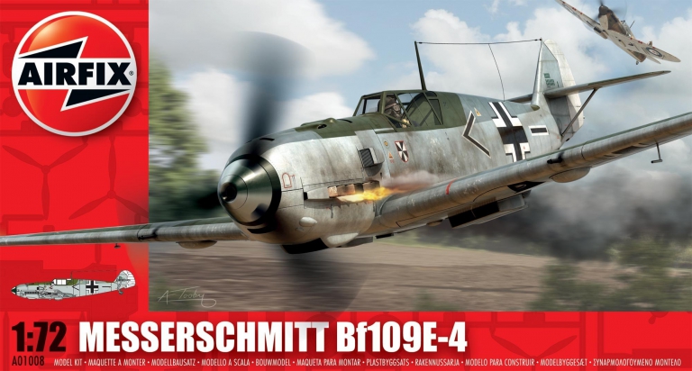 Airfix Messerschmitt Bf109E-4 1:72 Aircraft