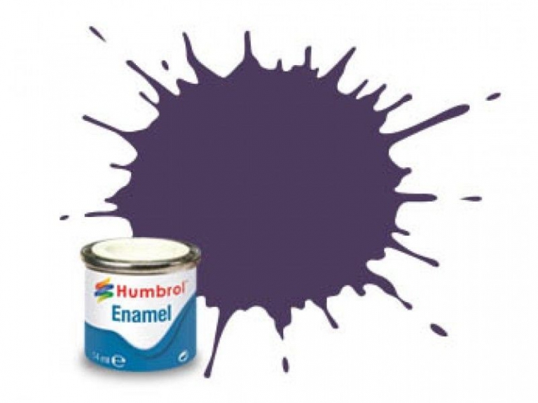 68 Purple Gloss - 14ml Enamel Paint Humbrol Paints