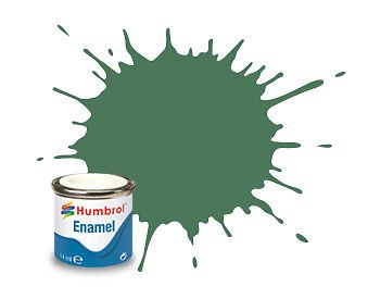 101 Mid Green Matt - 14ml Enamel Paint Humbrol Paints