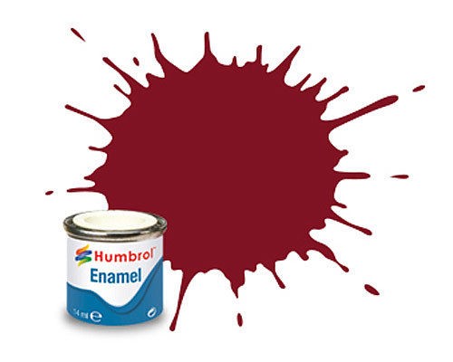 133 Brown Satin - 14ml Enamel Paint Humbrol Paints