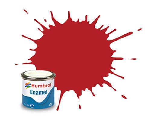 153 Insignia Red Matt - 14ml Enamel Paint Humbrol Paints