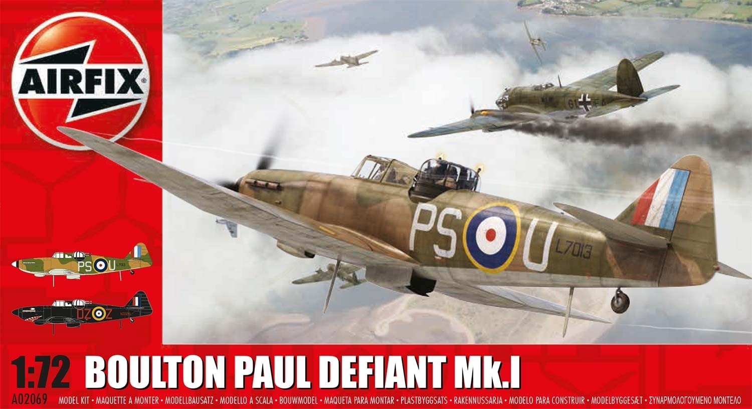 Airfix Boulton Paul Defiant Mk.1 1:72 Aircraft