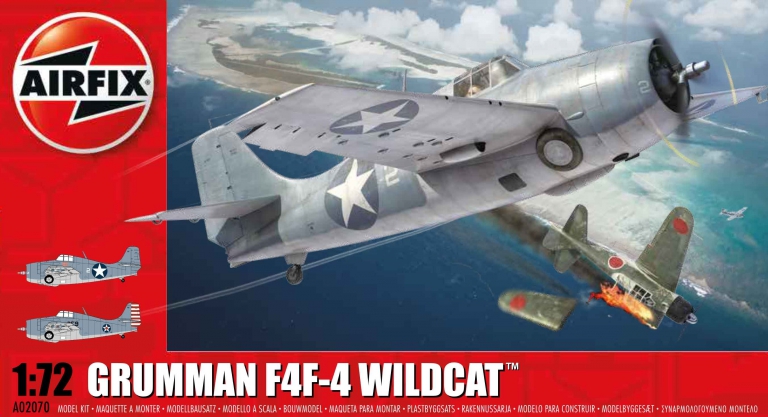 Airfix Grumman F4F-4 Wildcat 1:72 Aircraft