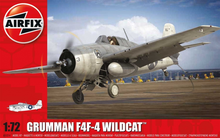 Airfix Grumman F4F-4 Wildcat Starter Set 1:72 Gift Sets
