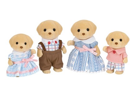 Sylvanian Families Yellow Labrador Family Sylvanian