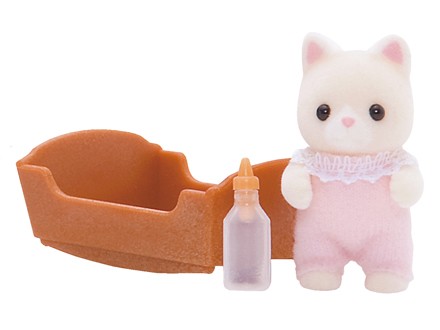 Sylvanian Families Silk Cat Baby Sylvanian