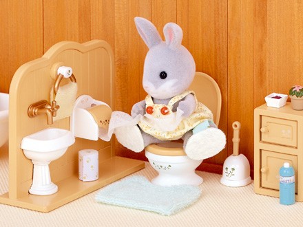 Sylvanian Families Toilet Set Sylvanian