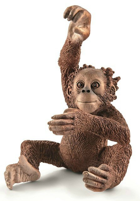 Schleich Young Orangutan Wild Life