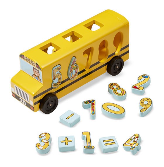 Number Matching Math Bus Educational
