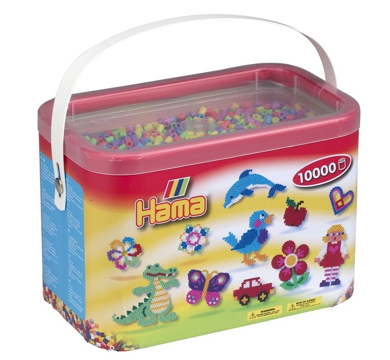 Hama 10,000 Beads Pegboards in Tub Craft