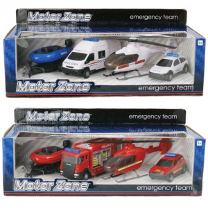 Motorzone Emergency Team Playset Toys