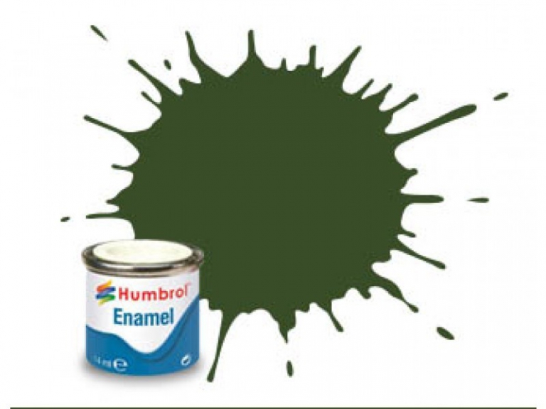 242 RLM 71 Dunkelgrun Matt - 14ml Enamel Paint Humbrol Paints