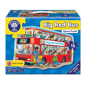 Orchard Big Red Bus Jigsaw Puzzle Games & Jigsaws