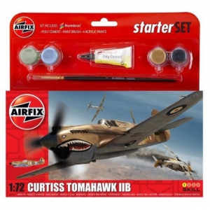 Curtiss Tomahawk Small Starter Set Plastic Kits