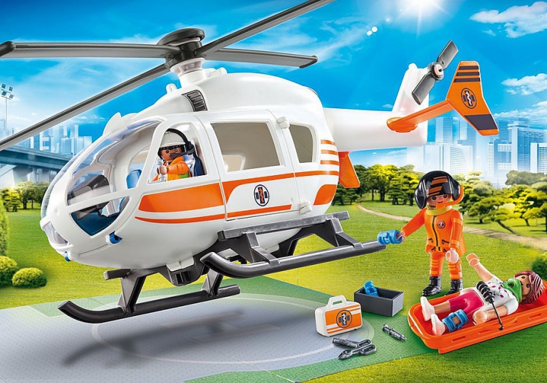 Playmobil Emergency Rescue Helicopter Roleplay