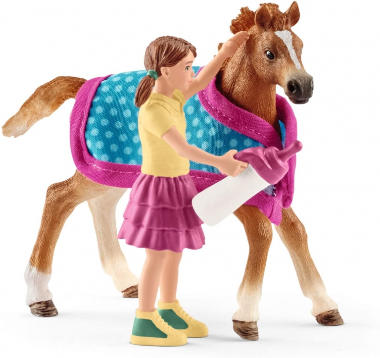 Schleich foal with blanket Schleich