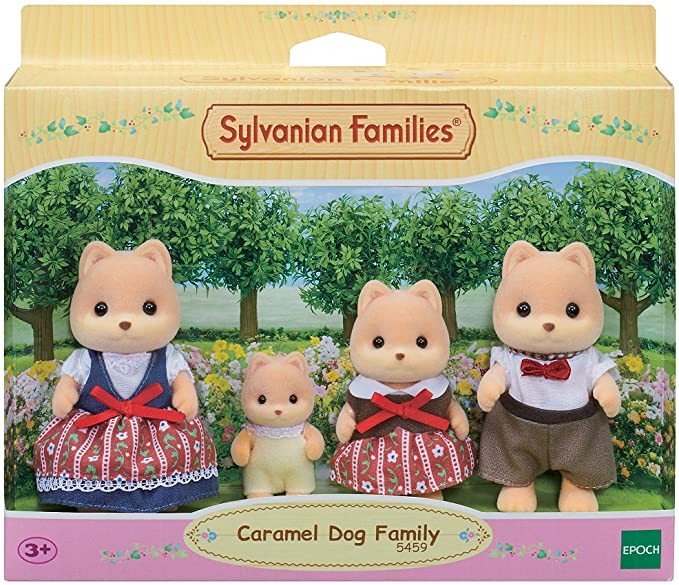 Sylvanian Families Caramel Dog Family Sylvanian