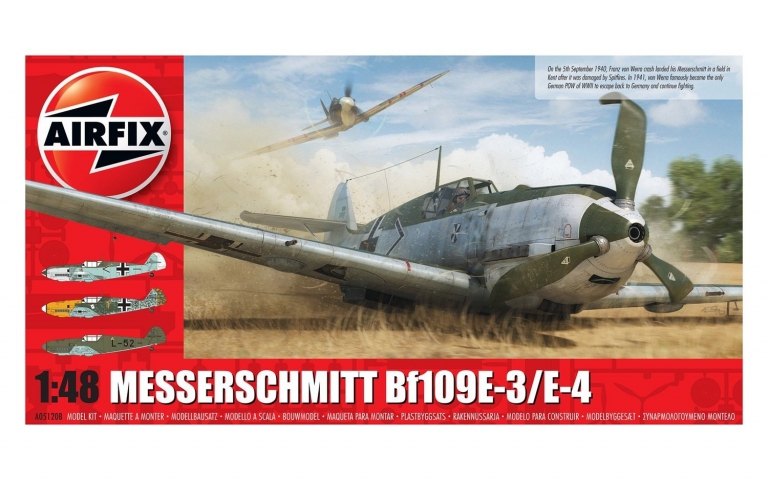 Airfix Messerschmitt Bf109E-3/E-4 1:48 Toys