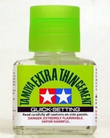 Tamiya Extra Thin Cement Quick Set 40ml