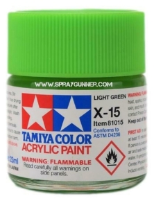 Tamiya Acrylic Paint X-15 Light Green