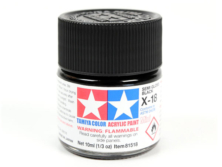 Tamiya Acrylic Paint X-18 Semi Gloss Black