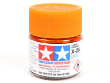 Tamiya Acrylic Paint X-26 Clear Orange