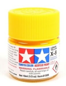 Tamiya Acrylic Paint X-8 Lemon Yellow