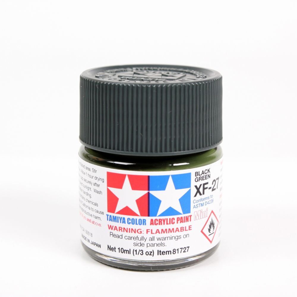 Tamiya Acrylic Paint XF-27 Black Green