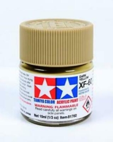 Tamiya Acrylic Paint XF-60 Dark Yellow