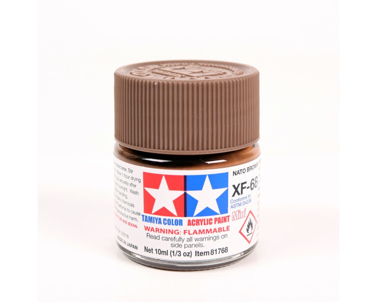 Tamiya Acrylic Paint XF-68 Nato Brown