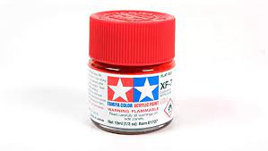 Tamiya Acrylic Paint XF-7 Flat Red