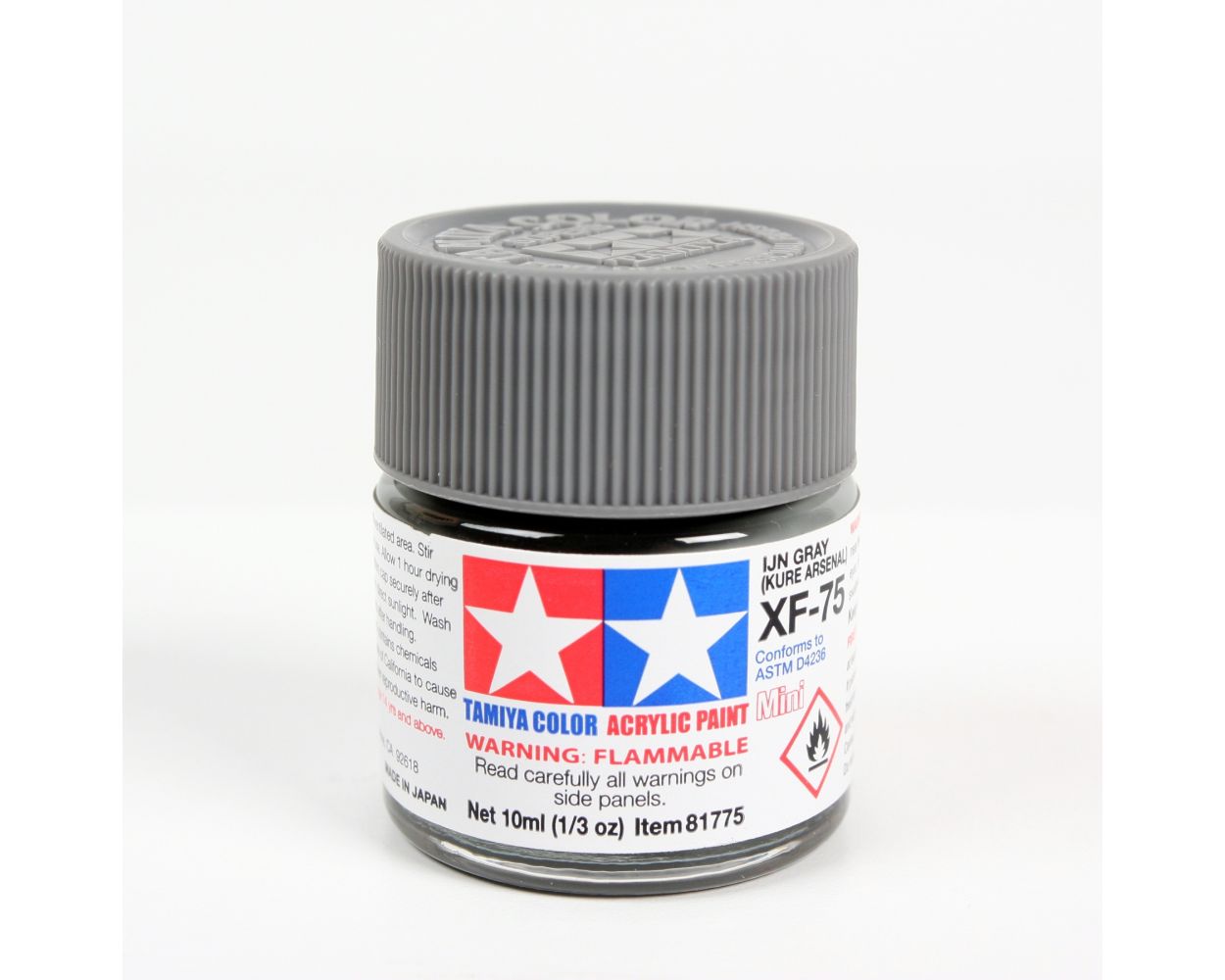 Tamiya Acrylic Paint XF-75 Lin Grey