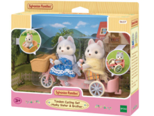 Sylvanian Families Tandem Cycling Husky Set