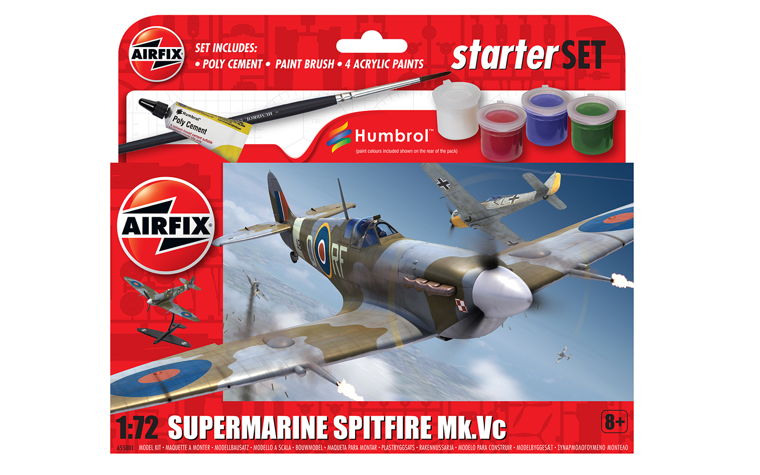 Airfix A55001 Spitfire starter set