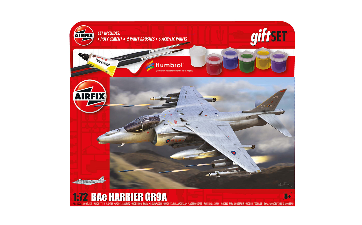 Airfix A55300A Harrier gift set