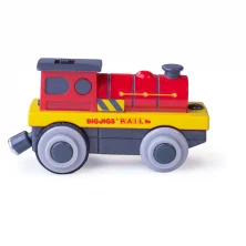 BigJigs Mighty Red Loco Battery Engine Train