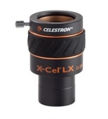 Celestron X-CEL LX 1.25" 2X BARLOW LENS
