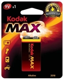 Kodak Alkaline 9v Battery