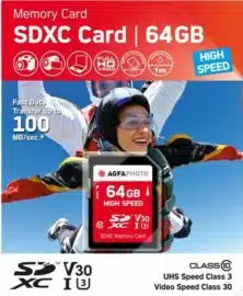 64GB SDHC Memory Card USH-1 Class 10