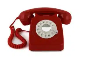 GPO 746 Rotary Dial Telephone Red