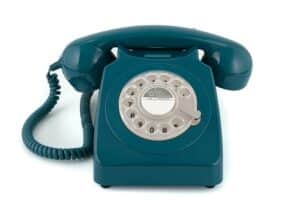 GPO 746 Rotary Dial Telephone Azure Blue