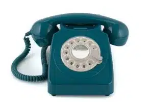 GPO 746 Rotary Dial Telephone Azure Blue