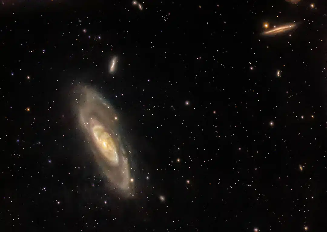 spiral galaxies in Canes Venatici M106, NGC 4217, 4248, 4226, 4232 & 4231