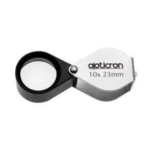 Opticron Folding Metal Loupe Magnifier 10x 23mm