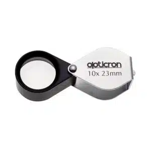 Opticron Folding Metal Loupe Magnifier 10x 23mm