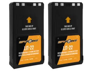 SpyPoint LIT-22 Flex TWIN Rechargeable Batteries